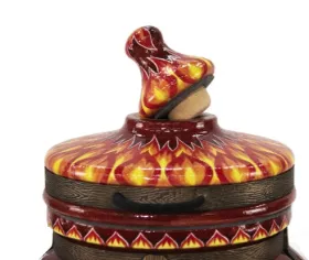 Керамический тандыр Огненный Цвет Красный