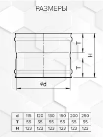 Адаптер ПП (AISI 430 0,8 мм) Ф150
