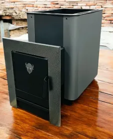 Банная дровяная печь Бизон Мастер