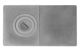 ПС1-12 Чугунная сборная плита с одним отверстием для конфорок 710х410х15