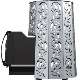 Стальная банная печь Violet Steel Long Window Max (Камень 100 кг)