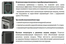 Банная печь Костер Поток 18