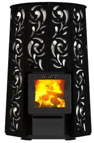 Стальная банная печь Violet Short Pro