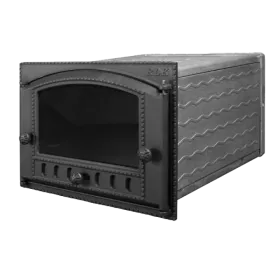 ДП-ДК-2С Чугунная печная духовка со стеклом 435х332х543,3