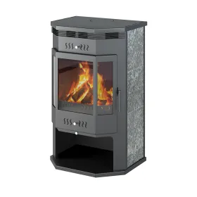 Печь-Камин ASTON 12кВт (200 м3) Призматик (Пироксенит Элит)
