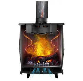 Чугунная печь-камин Маэстро