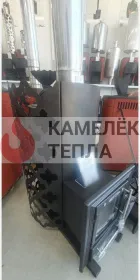 Банная печь Арабеска Inox Люмина черная бронза