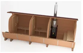 Банная печь Костер DS Rain 16K