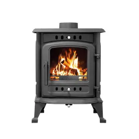 Чугунная печь-камин Везувий SV-07 Антрацит