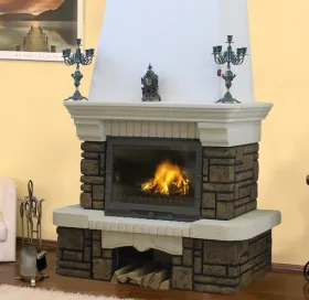 Каминная облицовка МАЭСТРО (пристенная) Каминная облицовка МАЭСТРО (пристенная)