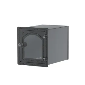 Стальной духовой шкаф с чугунной дверцей ВЕЗУВИЙ (ДТ-4С) (Антрацит)