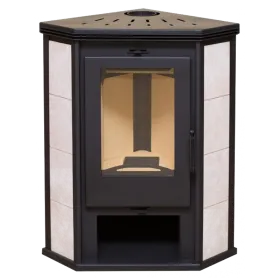 Стальная печь-камин Ритм L угловой 7 кВт Стальная печь-камин Ритм L угловой 7 кВт