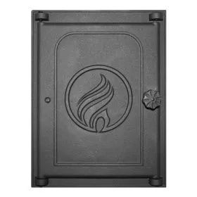 К313 Чугунная дверка топочная 250х350