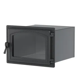 Стальной духовой шкаф с чугунной дверцей ВЕЗУВИЙ 230 (Антрацит)