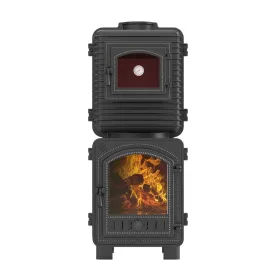 Печь-камин EVEREST с духовкой