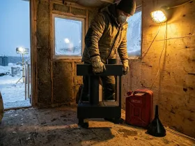 Отопительная печь Сибирь-ДТ на дизельном топливе