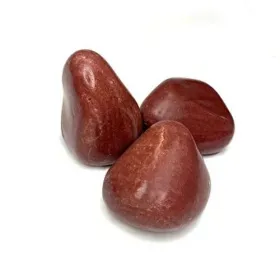 Камень Малиновый кварцит шлифованный (ящик 10 кг)