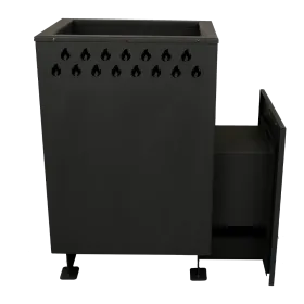 Банная печь Евгения 14 куб.м. Дверка со стеклом