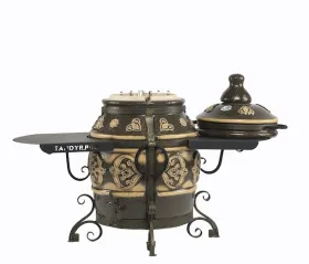 Керамический тандыр Урал цвет Черный