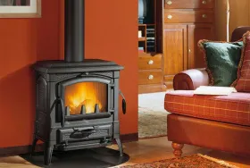 Печь-камин La Nordica Isetta 16 (черный антрацит)