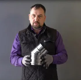 Колено угол 135° (AISI 430 0,8 мм) Ф250