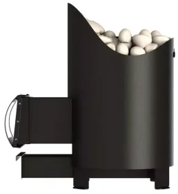 Стальная банная печь Aurora 160 Long (дверца со стеклом)