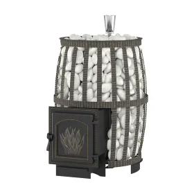 Чугунная банная печь Легенда Русский пар Ковка 18 (271)