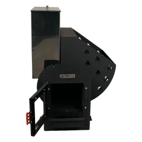 Банная печь ТРИО 24 куб. МД со стеклом (лев)