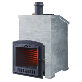Чугунная банная печь Grom 50 (П2) Президент 1200/50 Талькохлорит