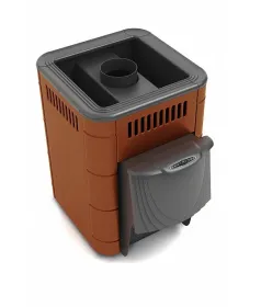 Банная печь Оса Inox ДА КТК терракота