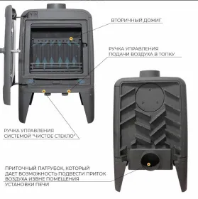 Печь-камин EVEREST M7