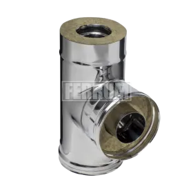 Сэндвич-тройник 90° (AISI 430/0,8+Zn) Ф200х280