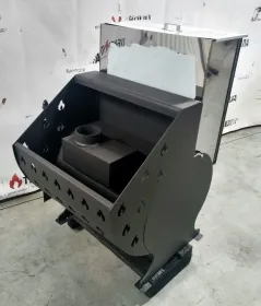 Банная печь ТРИО 24 куб. МД со стеклом (прав)