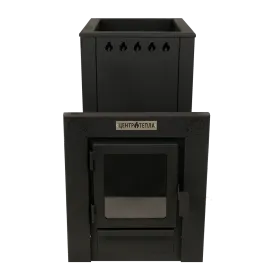 Банная печь Евгения 14 куб.м. Дверка со стеклом