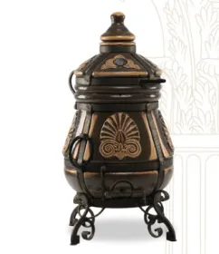 Керамический тандыр Греческий цвет Черный