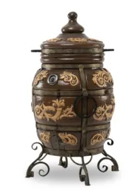 Керамический тандыр Персидский цвет Черный
