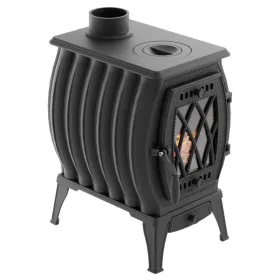 Чугунная печь-камин отопительная ПМЧ-10С