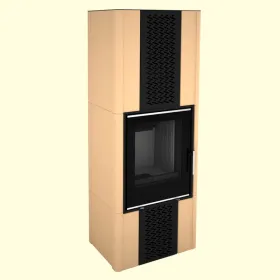 Стальная печь-камин Бастион 8