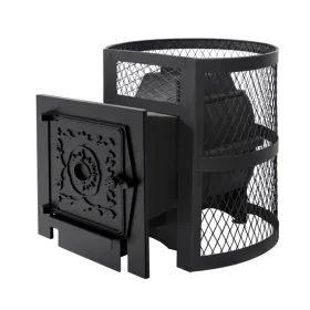 Чугунная банная печь Чугунка 16 Финка