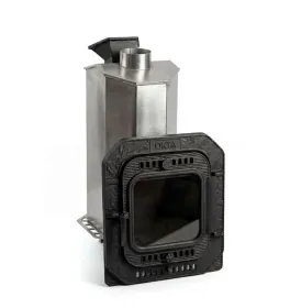 Нержавеющая банная печь ОКТА 20 ЗК под обкладку, нерж AISI 310S 5/10 мм