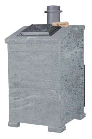 Чугунная банная печь Grom 80 (П2) Президент 1320/60 Талькомагнезит