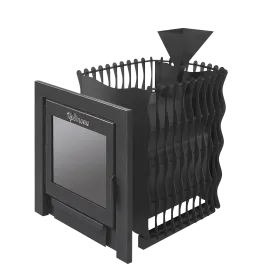 Стальная банная печь Вулкан 14 Панорама