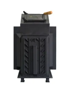 Премиальная чугунная банная печь Сибирь 25 ЗК дверка 700х700 Премиальная чугунная банная печь Сибирь 25 ЗК дверка 700х700