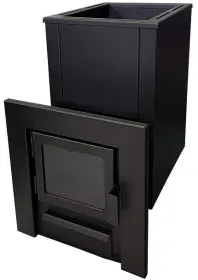 Банная печь Евгения 14 куб.м. Дверка со стеклом