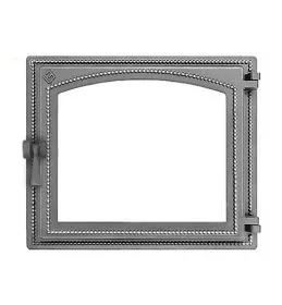 Чугунная каминная дверка ВЕЗУВИЙ 240 (не крашенная, без стекла)