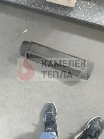 Чугунная дымоходная труба ф 115 мм длина 500 мм