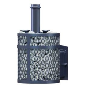 Чугунная банная печь Искандер ЗК 25 (П2) Ураган