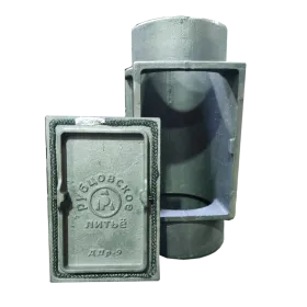 Чугунный патрубок с ревизией ПР-130х300