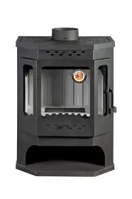 Печь-камин Бавария Призматик с плитой