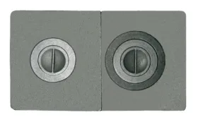 ПС2-3 Чугунная сборная плита цельная с двумя отверстиями для конфорок 710х410х15